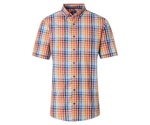 REDMOND - Freizeithemd Kurzarm orange - Gr. - L