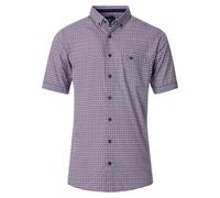 redmond - Freizeithemd Kurzarm rot - Gr. - 3XL