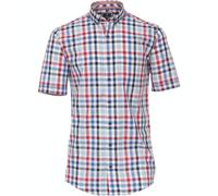 Redmond - Freizeithemd Kurzarm rot - Gr. (XS-XXXL) - 2XL