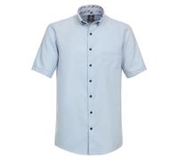 Redmond Freizeithemd Kurzarm Uni Comfort Fit 10 blau XXL