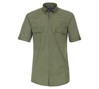 Redmond Casual Comfort Fit Hemd Kurzarm grün