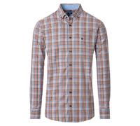 Redmond Comfort Fit Hemd orange, Kariert