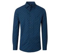 Redmond Comfort Fit Hemd blau, Bedruckt