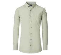 Redmond Freizeithemd Uni Comfort Fit Grün M