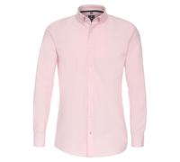 Redmond Freizeithemd Uni Comfort Fit Rosarot 3XL