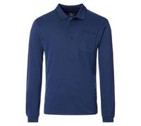 Redmond - Herren Polo-Shirt Langarm (252880700), Größe:4XL, Farbe:Blau(100)