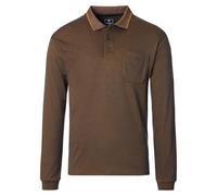 Redmond - Herren Polo-Shirt Langarm (252880700), Größe:XL, Farbe:Gelb Messing (400)