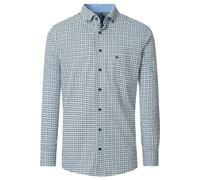 Redmond Modern Fit Hemd blau, Bedruckt