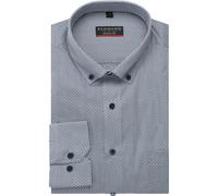 Redmond Modern Fit Hemd blau, Bedruckt