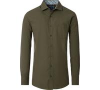 Redmond Modern Fit Hemd grün, Einfarbig