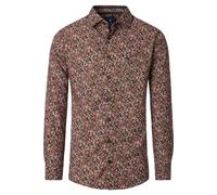 Redmond Modern Fit Hemd orange, Bedruckt