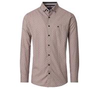 Redmond Modern Fit Hemd orange, Bedruckt