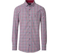 Redmond Modern Fit Hemd rot, Kariert