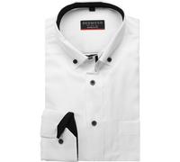 Redmond Modern Fit Hemd weiss, Faux-uni