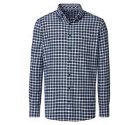 Redmond Modern Fit Flanellhemd blau, Kariert