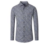 Redmond Modern Fit Hemd blau, Bedruckt