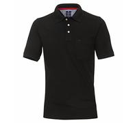 Redmond Casual Poloshirt Kurzarm schwarz