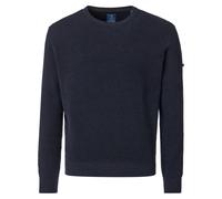 Redmond Herren Pullover Casual Regular Fit mit Rundhalsausschnitt Einfarbig Blau XXL