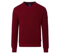 Redmond Casual Regular Fit Pullover rot, Einfarbig