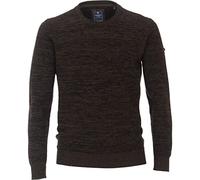 Redmond Casual Regular Fit Pullover oliv, Strukturiert