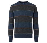 Redmond Casual Regular Fit Pullover blau, Gestreift