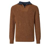 Redmond Regular Fit Troyer braun, Einfarbig