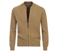 Redmond Casual Regular Fit Strickjacke beige, Einfarbig