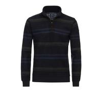 Redmond Regular Fit Troyer blau, Gemustert