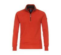 Redmond Regular Fit Troyer terra, Einfarbig