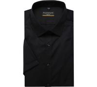 Redmond Slim Fit Hemd Kurzarm schwarz