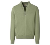Redmond Casual Regular Fit Cardigan grün, Einfarbig
