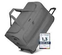 REDOLZ 2-Rollen große Trolley-Reisetasche | Volumen erweiterbar von 98 auf 119 Liter mit Dehnfalte | Damen & Herren (70 cm, extra Bodenfach)