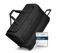 REDOLZ 2-Rollen große Trolley-Reisetasche | Volumen erweiterbar von 98 auf 119 Liter mit Dehnfalte | Damen & Herren (70 cm, extra Bodenfach)