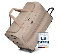 REDOLZ 2-Rollen große Trolley-Reisetasche | Volumen erweiterbar von 98 auf 119 Liter mit Dehnfalte | Damen & Herren (70 cm, extra Bodenfach)