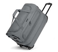 REDOLZ 2-Rollen MEDIUM Trolley-Reisetasche | Volumen mit Dehnfalte erweiterbar von 51 auf 64 Liter | für Männer & Frauen (55 cm, extra Bodenfach)