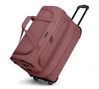 REDOLZ 2-Rollen MEDIUM Trolley-Reisetasche | Volumen mit Dehnfalte erweiterbar von 51 auf 64 Liter | für Männer & Frauen (55 cm, extra Bodenfach)