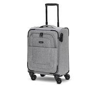 REDOLZ Cabin Weichschalen Kabinen-Koffer | Leichter Trolley mit 4 Doppelrollen für Damen & Herren 37 x 23 x 55 cm (Essentials 12)