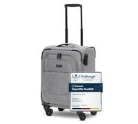 REDOLZ Cabin Weichschalen Kabinen-Koffer | Leichter Trolley mit 4 Doppelrollen für Damen & Herren 37 x 23 x 55 cm (Essentials 12)