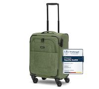 REDOLZ Cabin Weichschalen Kabinen-Koffer | Leichter Trolley mit 4 Doppelrollen für Damen & Herren 37 x 23 x 55 cm (Essentials 12)