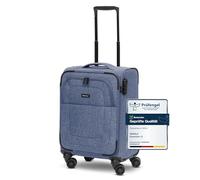 REDOLZ Cabin Weichschalen Kabinen-Koffer | Leichter Trolley mit 4 Doppelrollen für Damen & Herren 37 x 23 x 55 cm (Essentials 12)