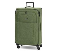 REDOLZ Check-in Koffer L 4 Doppelrollen TSA-Schloss erweiterbar | Weichschale, 79 x 30 x 47 cm, Dehnfalte für mehr Packvolumen, leicht, Essentials 12
