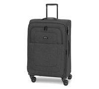 Redolz Essentials 12 MEDIUM 4-Rollen Trolley 67 cm mit Dehnfalte schwarz