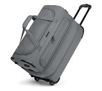 Redolz Duffle Essentials 2-Rollen Reisetasche 55 cm M mit Dehnfalte grau