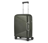 Redolz Essentials 01 4 Rollen Kabinentrolley 53 cm mit Dehnfalte olive metallic Herren
