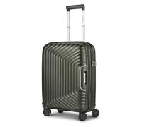 Redolz Essentials 01 4 Rollen Kabinentrolley 53 cm mit Dehnfalte olive metallic Herren