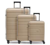 Redolz Essentials 11 3-SET 4 Rollen Kofferset 3-teilig bronze (RD12371-2-03) beige
