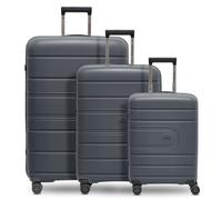 Redolz Essentials 11 3-SET 4 Rollen Kofferset 3-teilig dark grey (RD12371-2-01) grau