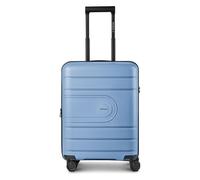 Redolz Essentials 11 4 Rollen Kabinentrolley 55 cm mit Dehnfalte blau