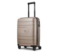 Redolz Essentials 11 4 Rollen Kabinentrolley 55 cm mit Dehnfalte grau