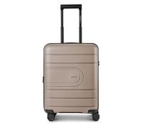Redolz Essentials 11 4 Rollen Kabinentrolley 55 cm mit Dehnfalte grau